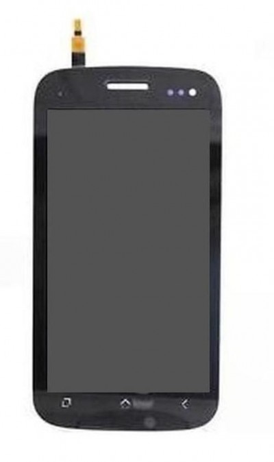 Lcd With Touch Screen For Micromax A110 Canvas 2 Black By - Maxbhi.com