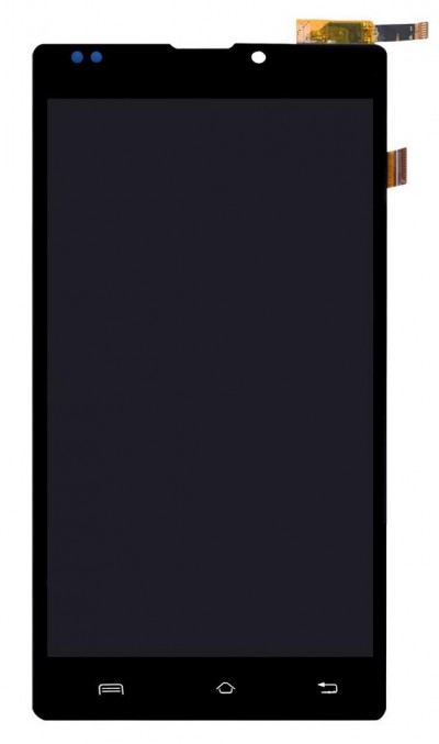 Lcd With Touch Screen For Lava Iris Fuel 20 Grey By - Maxbhi Com