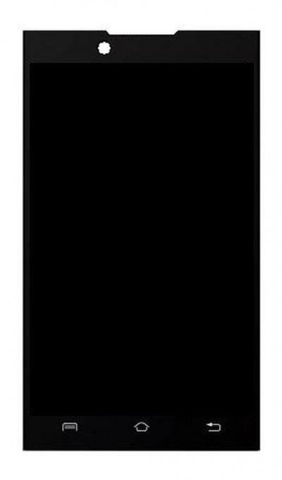 Lcd With Touch Screen For Lava Iris 404s Black By - Maxbhi Com