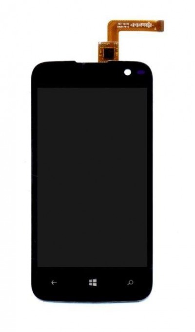 Lcd With Touch Screen For Karbonn Titanium Wind W4 Black By - Maxbhi.com