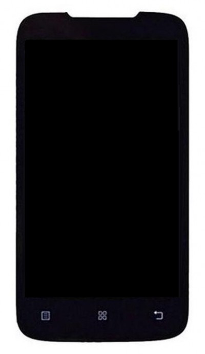 Lcd With Touch Screen For Lenovo A370 Black By - Maxbhi Com