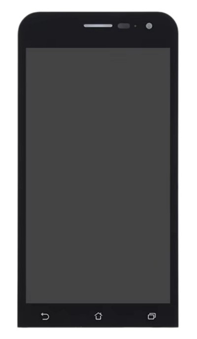 Lcd With Touch Screen For Asus Zenfone 2e White By - Maxbhi Com