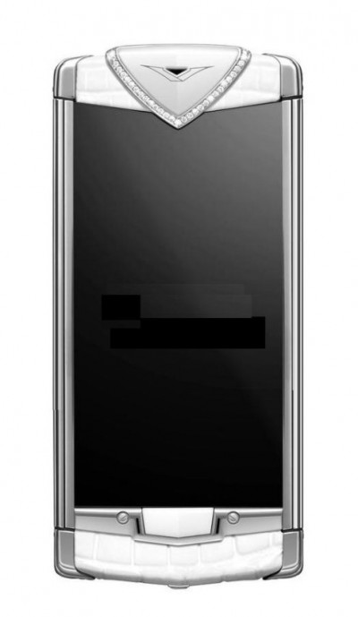 Lcd With Touch Screen For Vertu Constellation T White By - Maxbhi.com