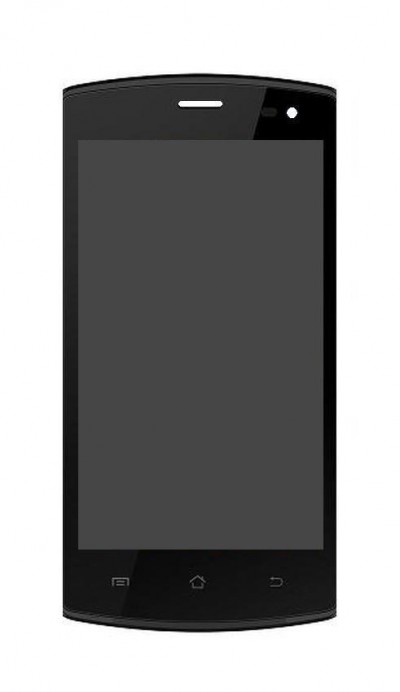 Lcd With Touch Screen For Ivoomi Iv Smart 4g Black By - Maxbhi.com
