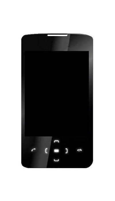 Lcd With Touch Screen For Micromax X500 White By - Maxbhi Com