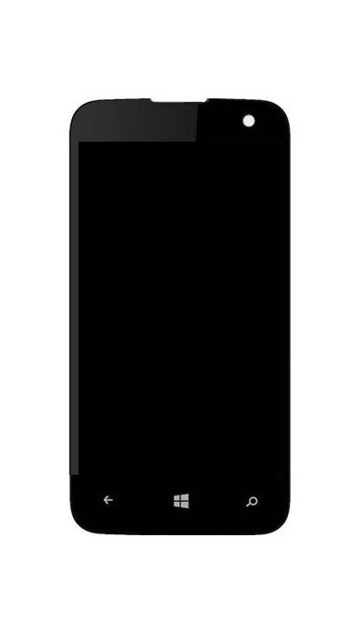 Lcd With Touch Screen For Blu Win Jr White By - Maxbhi Com