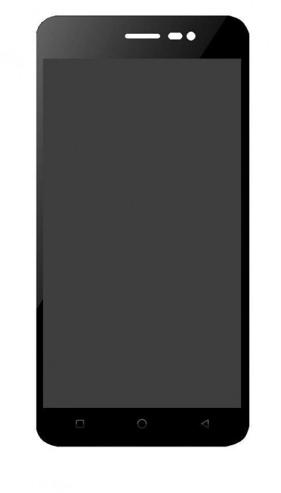 Lcd With Touch Screen For Intex Aqua S1 Black By - Maxbhi.com