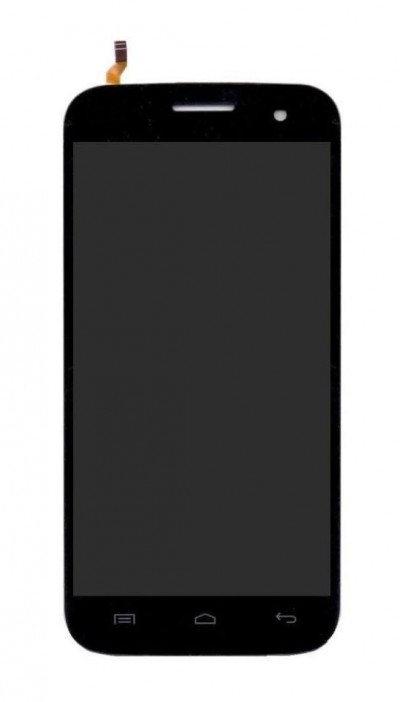Lcd With Touch Screen For Micromax Canvas 2.2 A114 Black By - Maxbhi.com