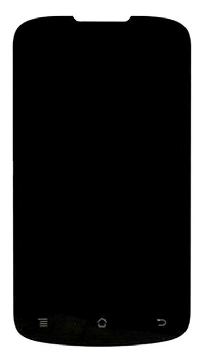Lcd With Touch Screen For Huawei Ascend Y200 Black By - Maxbhi Com