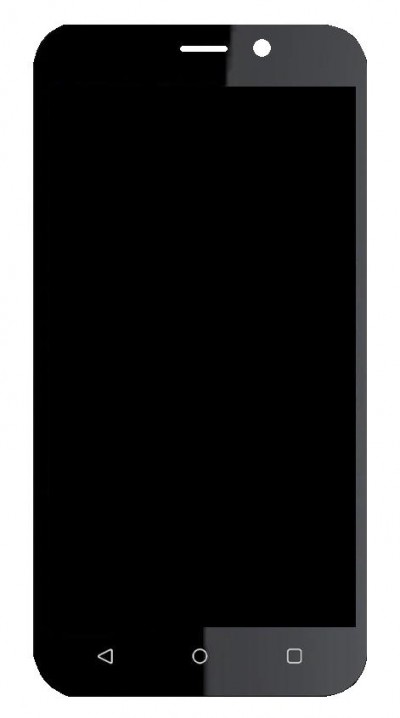 Lcd With Touch Screen For Yezz Liv 3s Lte Black By - Maxbhi Com