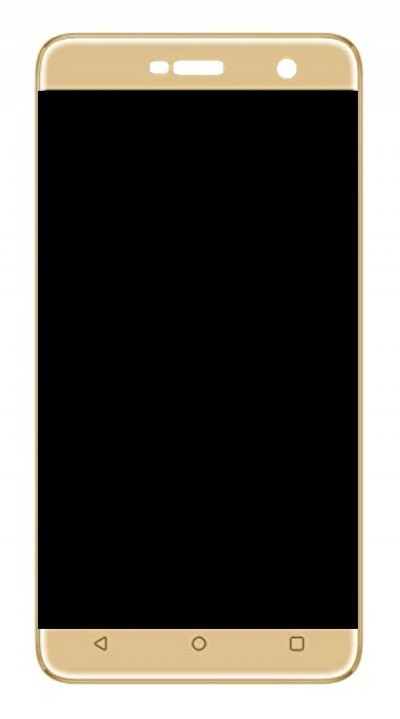 Lcd With Touch Screen For Celkon Mega 4g Champagne By - Maxbhi Com