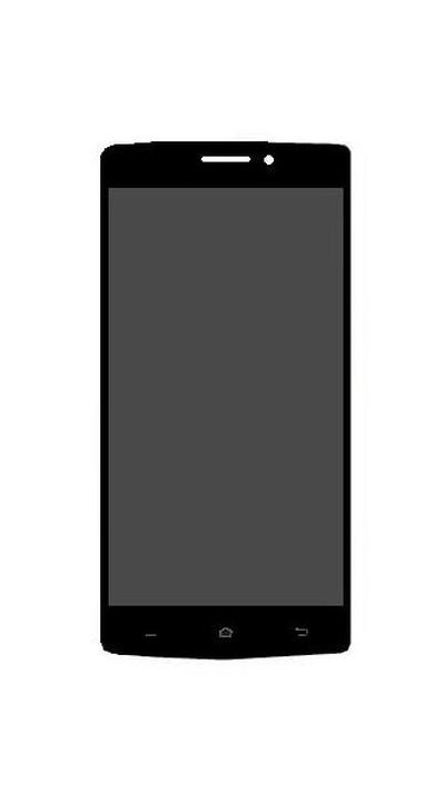Lcd With Touch Screen For Salora Njoy X E8 Black By - Maxbhi.com