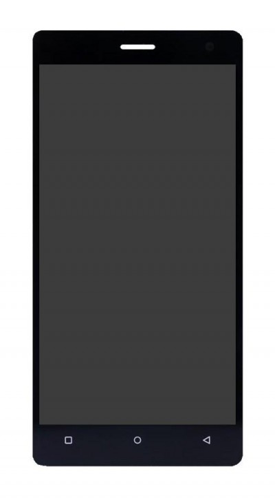 Lcd With Touch Screen For Celkon Q599 Black By - Maxbhi.com