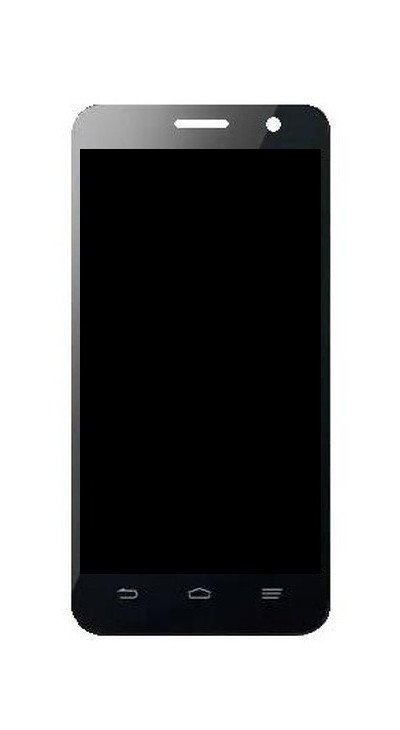 Lcd With Touch Screen For Zte Blade Q Plus Black By - Maxbhi Com