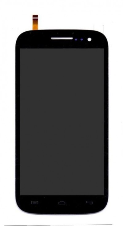 Lcd With Touch Screen For Micromax A116 Canvas Hd Black By - Maxbhi.com