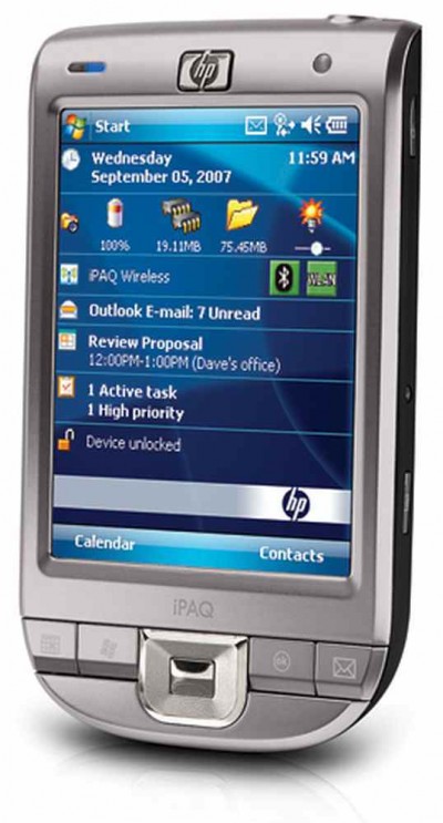 LCD with Touch Screen for HP iPAQ 114 - Silver