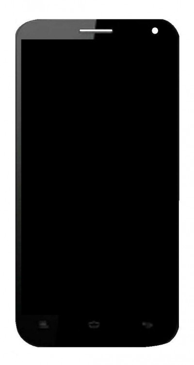 Lcd With Touch Screen For Allview P5 Qmax White By - Maxbhi Com