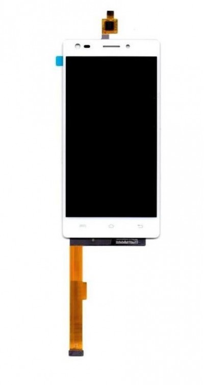 Lcd With Touch Screen For Lava V2 3gb White By - Maxbhi.com