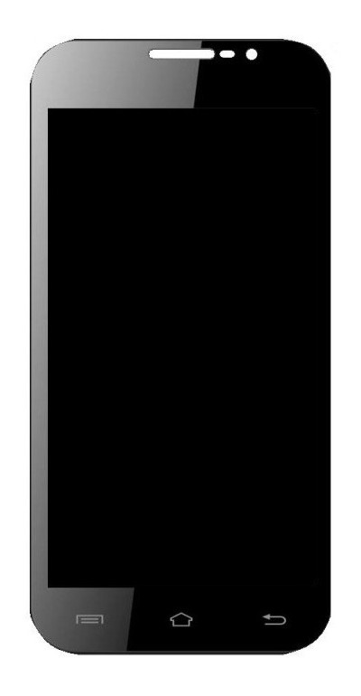 Lcd With Touch Screen For Hpl Platinum A40 Black By - Maxbhi Com