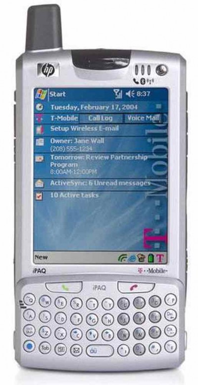 LCD with Touch Screen for HP iPAQ h6315 - White