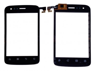 Touch Screen Digitizer For Micromax Superfone Punk A45 Black By - Maxbhi Com
