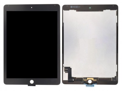 Lcd With Touch Screen For Apple Ipad Air 2 Wifi Plus Cellular With 3g Black By - Maxbhi Com