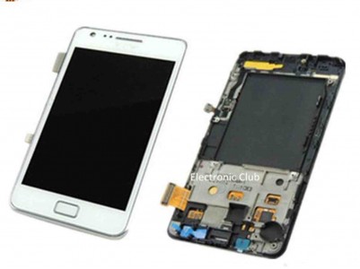 LCD with Touch Screen for Samsung Galaxy S II I9100G - White