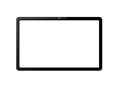 Replacement Front Glass For Tcl 10 Tab Max Black By - Maxbhi Com