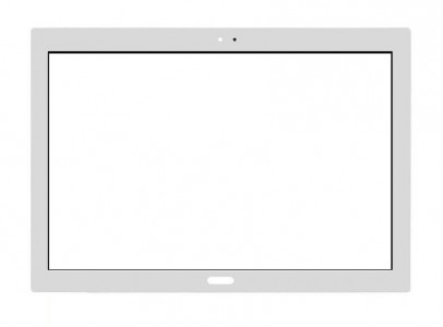 Replacement Front Glass For Lenovo Tab 4 10 Plus 64gb Wifi White By - Maxbhi.com