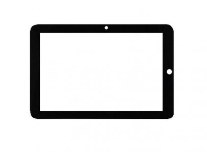 Replacement Front Glass For Aoc Breeze Mg97dr16 Black By - Maxbhi.com