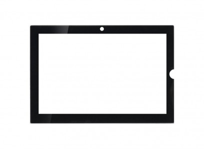Replacement Front Glass For Asus Eee Slate B121a1 Black By - Maxbhi.com