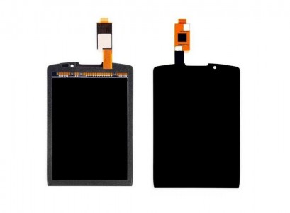 Lcd With Touch Screen For Blackberry Slider 9800 Black By - Maxbhi Com