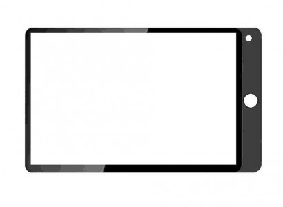 Replacement Front Glass For Iberry Auxus Ax02 Black By - Maxbhi.com