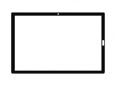 Replacement Front Glass For Huawei Mediapad M5 10 Pro Grey By - Maxbhi.com