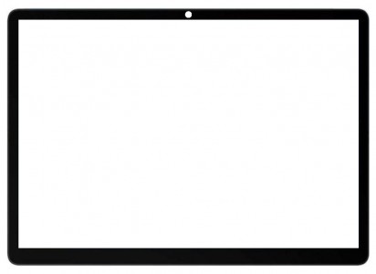 Replacement Front Glass For Doogee Tab E3 Max Black By - Maxbhi Com