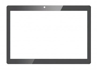 Replacement Front Glass For Swipe Slate 2 Gold By - Maxbhi Com