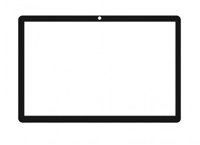 Replacement Front Glass For Doogee R08 White By - Maxbhi Com