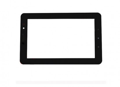 Replacement Front Glass For Lenovo Ideapad Tablet A1 Black By - Maxbhi.com