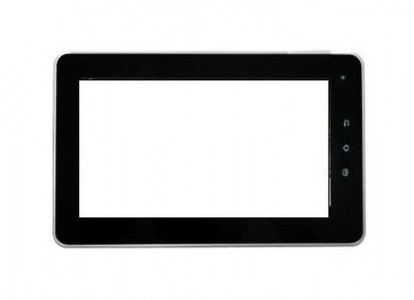 Touch Screen Digitizer For Maxtouuch 7 Inch Metallic Android 4.0 Tablet Pc Black Silver By - Maxbhi.com