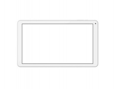 Replacement Front Glass For Archos 101b Copper White By - Maxbhi.com