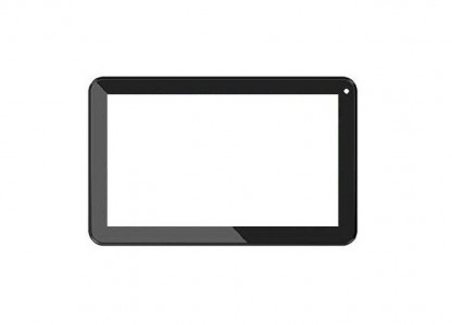 Replacement Front Glass For Simmtronics Xpad X1010 Black By - Maxbhi.com