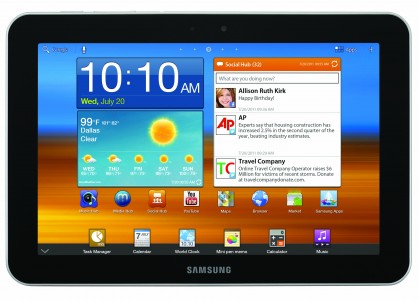 LCD with Touch Screen for Samsung Galaxy Tab 8.9 AT&T - White