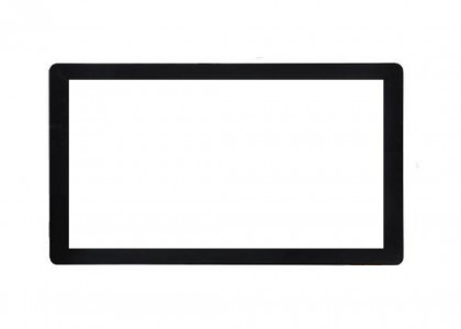 Replacement Front Glass For Domo Slate N8 3rd Black By - Maxbhi.com