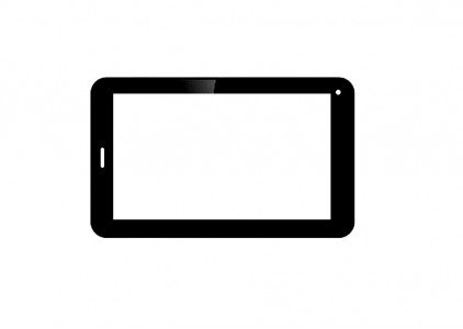 Replacement Front Glass For Vox Mobile V101 Black By - Maxbhi.com