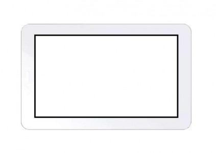 Replacement Front Glass For Videocon Vt85c Black By - Maxbhi.com
