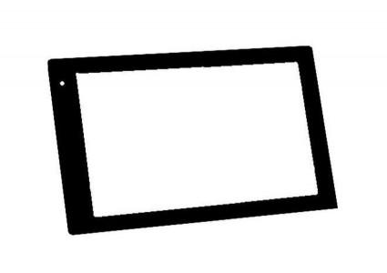 Replacement Front Glass For Lava Qpad R704 Black By - Maxbhi.com