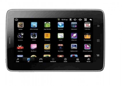 LCD Screen for Hi-Tech Amaze Tab 3G - Black