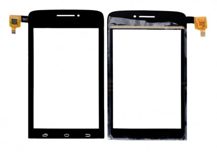 Touch Screen Digitizer For Intex Cloud Y1 Black By - Maxbhi Com