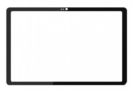 Replacement Front Glass For Tcl Tab 10 Hd 4g White By - Maxbhi Com