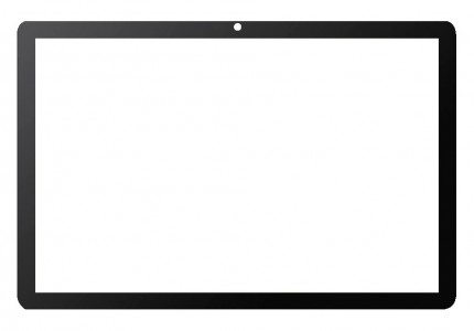 Replacement Front Glass For Alcatel 1t10 Smart 2nd Gen Black By - Maxbhi Com